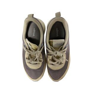 Allbirds Womens Sneakers 7.5 Beige & Gray Eco-Friendly Wool & Canvas Upper Lace-